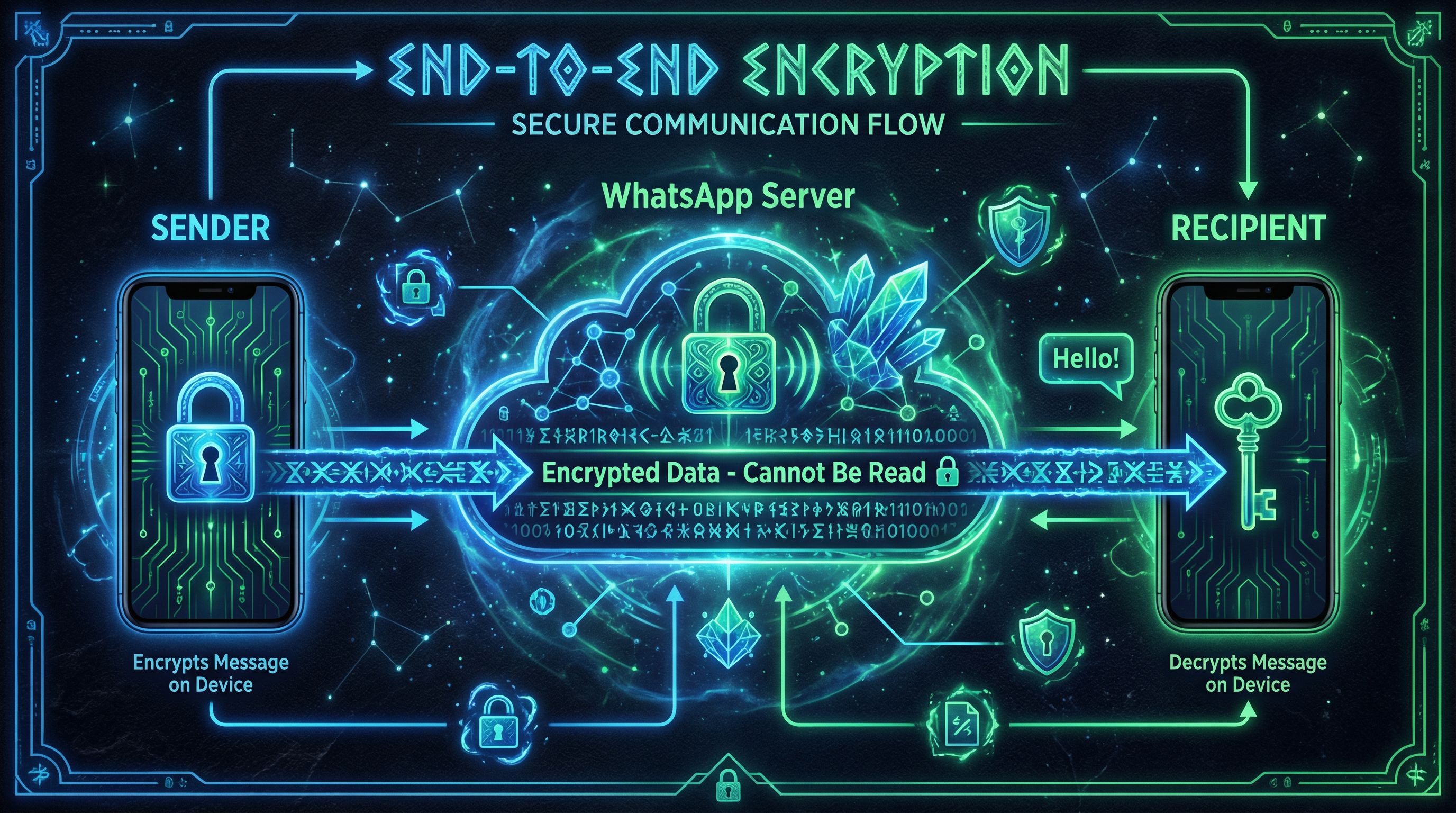 end-to-end encryption (E2EE)